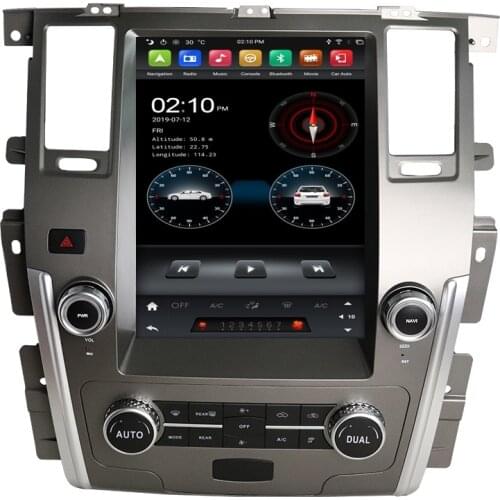 Tesla Style Vertical Screen 12.1" PX6 Android 9.0 Car Radio DVD GPS Bluetooth 5.0 WiFi for Infiniti QX80 2014 2015 2016 2017