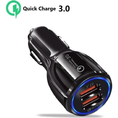 Car USB Charger Quick Charge 3.0 2.0 Mobile Phone Charger For Lada Vesta Granta Kalina Niva Priora Vaz Largus 4x4 Xray 2107 2110