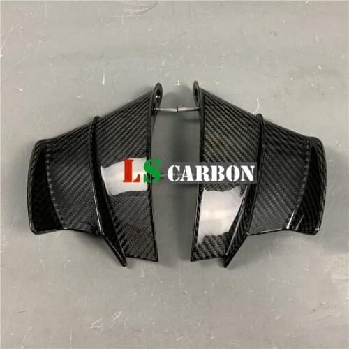 Motorcycle Winglets Air Deflector Fit For Ducati Panigale V4R V4S V4 2018-2021 Carbon Fiber