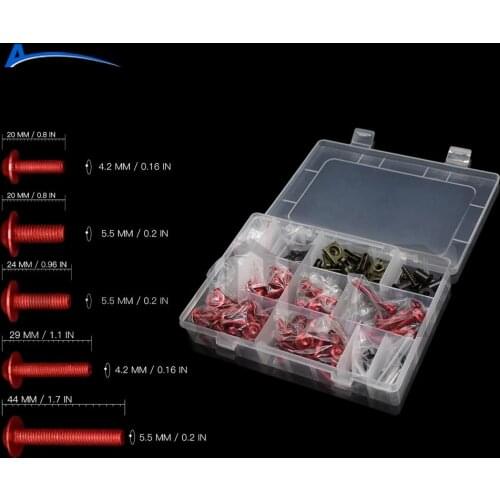 For Honda Universal Motorcycle Fairing Bolts Kit Screws Accessories CB250R CBR300R/CB300F/FA MX125 CBR500R/CB500F/X GROM/MSX125