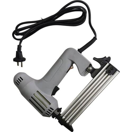 Electric Nails Staple Tool Straight Nail Tool Framing Tacker Power Tools Stapler Tool for Furniture 5/10Mm Nails EU Plug Promoti