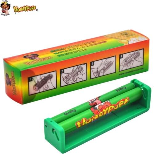 HONEYPUFF Manual Cigarette Rolling Machine Tobacco Roller For 110MM Paper Portable Smoking Roller Cigarette Maker