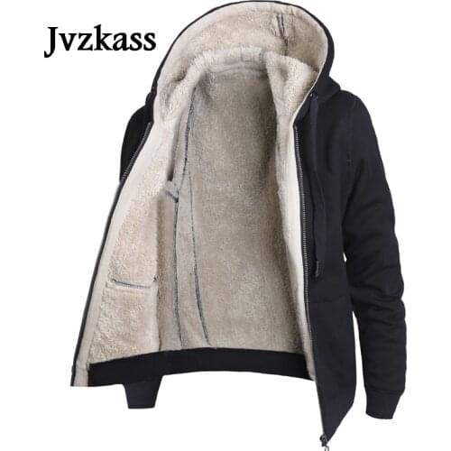 Jvzkass 2020 new Winter plus velvet female students loose hooded zipper short paragraph lamb cashmere warm thick coat Z280