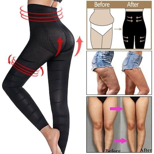Shapewear Anti Cellulite Compression Leggings Leg Slimming Body Shaper High Waist Tummy Control Panties Thigh Sculpting