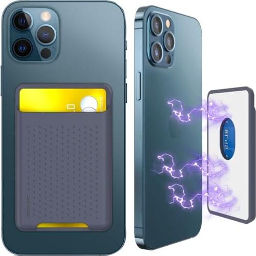 Magnetic Wallet Card Bag for iPhone 12 Mini Cover Anti-knock High Quality Silicone Cases for iPhone 12 Pro Max 11