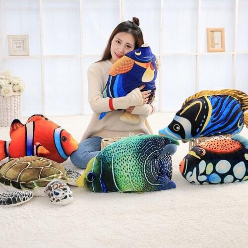 Sea animals turtle Tropical fish Children plush toy baby kids stuffed toy birthday gift