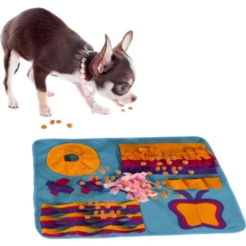 Pet Dog Snuffle Mat Nose Smell Training Blanket Sniffing Pad Slow Feeding Bowl Food Dispenser Carpet Relieve Stress Toy