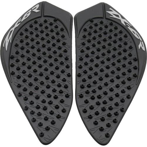 Anti-skid fuel tank for Kawasaki ZX6R 09-10-11-12-13-14 motor Bikes are fitted with side knee straps