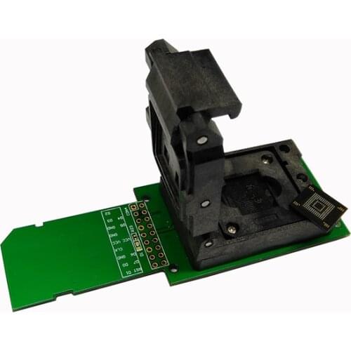 Clamshell Structure,eMMC test adapter with SD Interface,with size 12*18mm,for BGA153 and BGA169 test socket,for data recovery
