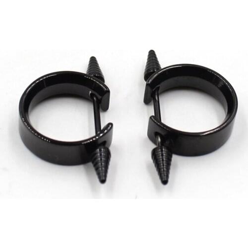 2PCS Free Shipping 16g Black Nipple Rings Piercing Lobe Earring ear nail wholesale Fashion body piercing jewelry tragus ring