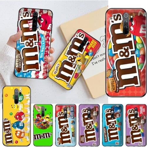 M&Ms Chocolate Box Phone Case for Redmi Note 9 8 8T 8A 7 6 6A Go Pro Max Redmi 9 K20 K30 Pro