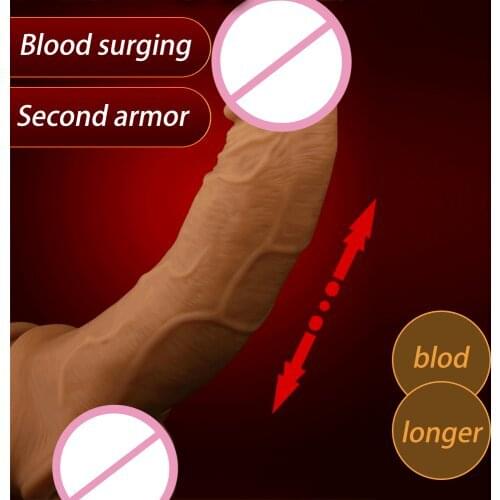 Silicone Penis Sleeve Sex Toys For Men Reusable Condoms Realistic Penis Extender Dick Cover Dildo Enlargemdults Adult Products