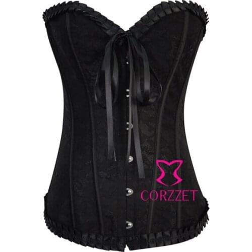 Special Offer Trainer Suit Women Sexy Langerie Black Strapless Corsets And Bustiers Corpete Corselet Gothic Corset Bustier Top