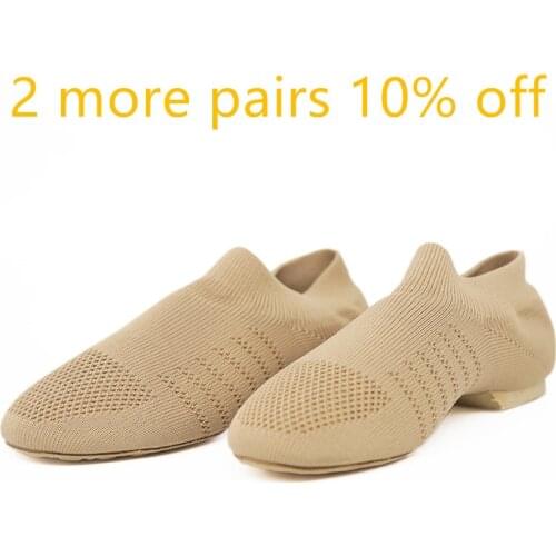 Mesh Cloth Dance Soft Jazz Shoes Dancing Modern Footwear Belly Contemporary Gym Indoor Ballet Leisure Sports Women Child Adult