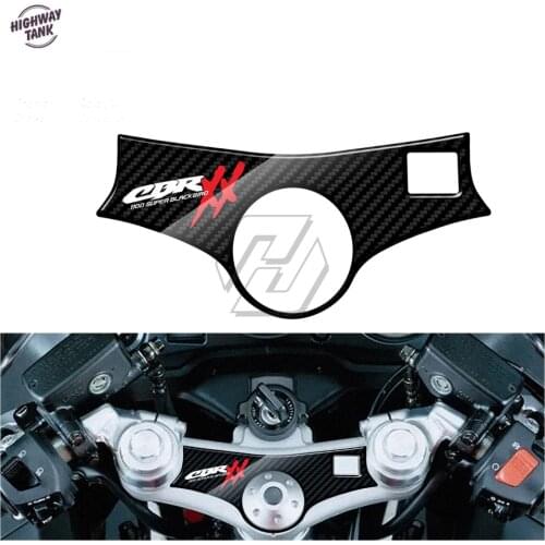 3D Carbon-look Upper Triple Yoke Defender Case for Honda CBR1100XX 2002-2006