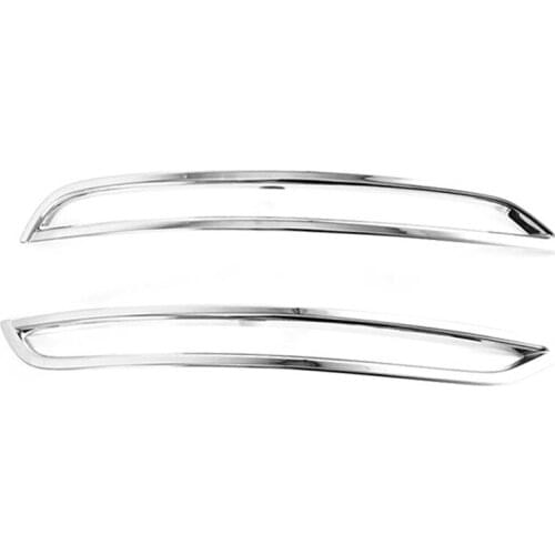 For - A3 8Y 2021 ABS Chrome Rear Fog Light Lamp Decorative Cover Trim Accessories