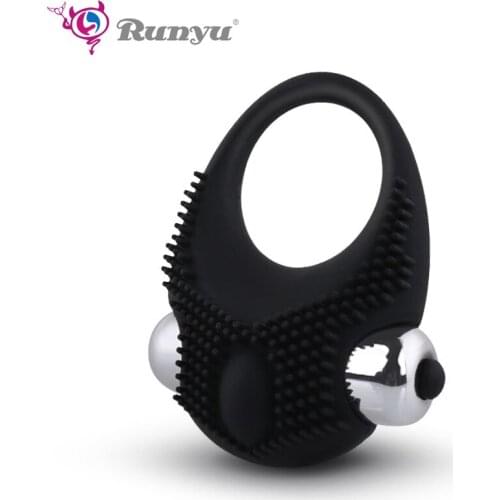 Male Longer Lasting Vibrating Penis Delay Ring Clitoral Vibrator Cock Delay Ejaculation Ring Adult Sex Toy For Men For Couples