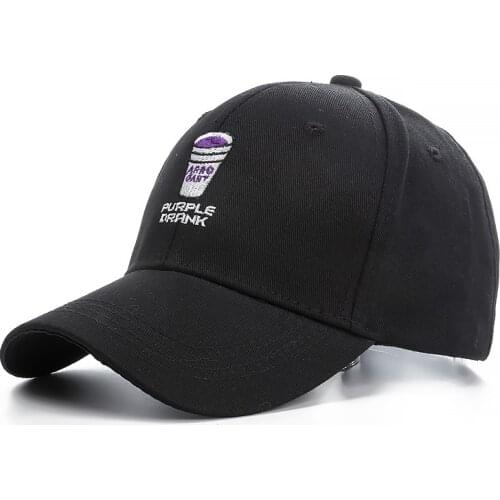 High Quality Brand Purple Drank Snapback Cap Cotton Baseball Cap For Men Women Adjustable Hip Hop Dad Hat Bone Garros