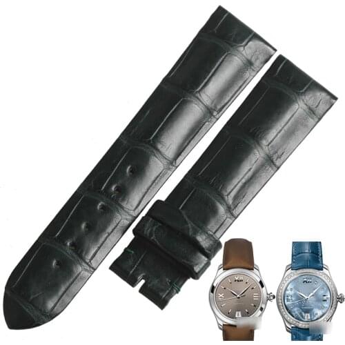 WENTULA watchbands for Glashutte Original alligator skin /crocodile grain watch band woman