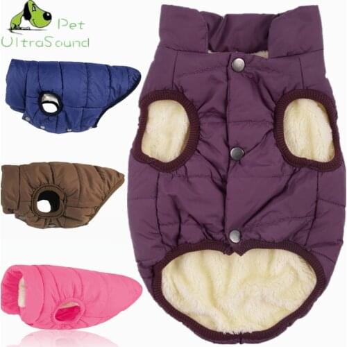 Winter Dog Coat Clothes for Dogs Windproof Clothing Warm Dog Clothes for Small Pets Christmas Dog Coat Jackets Chihuahua Bulldog