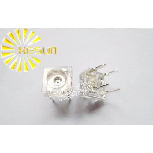 1000PCS x 5mm Water Clear LED Piranha Yellow Ultra Bright 5 mm Round Lens Light Emitting Diode LED Lamp Through Hole