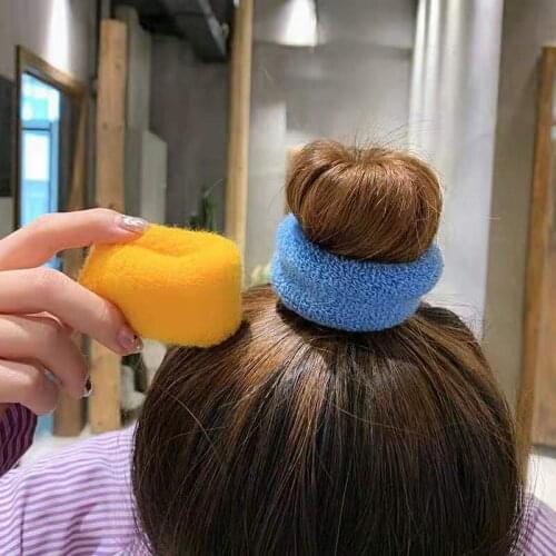 12 Pcs Women New Scrunchie Headwear Multicolor Soft Elasticity Hair Bands Towel Hair Tie Childrens Hair Accessories Wholesale