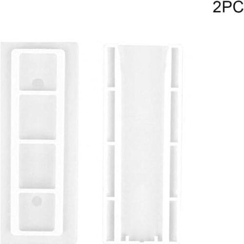 2pc/set Strip Holder Removable Without Traces Perforated Plug-in Board Paste Type Hanging Pp Fixed Tool Wall Storage