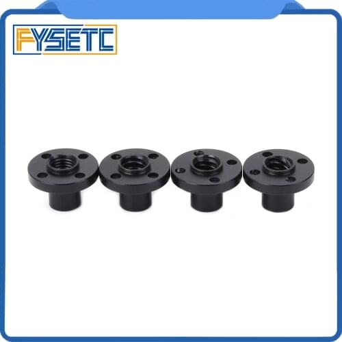 2PCS 3D Printer Z Axis Trapezoid Motor Screw Nuts T8 Nut Trapezoidal Screw Nut POM Nut Lead 1mm 2mm 4mm 8mm for Lead Screw