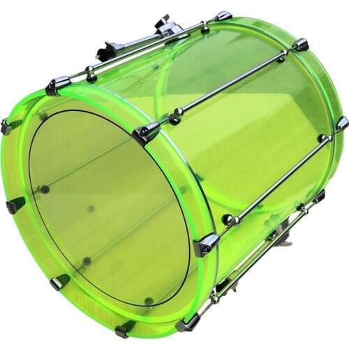 20 diameter *20 inch depth full acrylic bass drum with drum feet