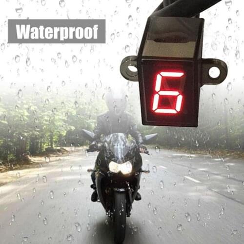 85% Hot Sales!!! 12V Universal Motorcycle Digital LED Gear Indicator Shift Sensor Display