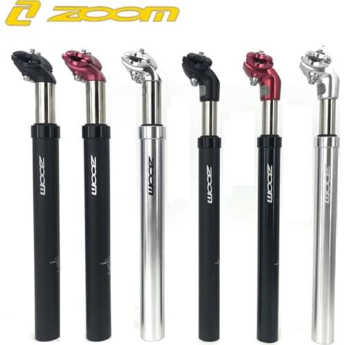 ZOOM shock-absorbing seatpost shock-absorbing aluminum mountain bike bicycle seatpost 350mm diameter 27.2-33.9mm