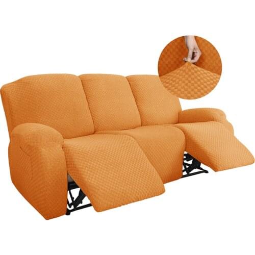 2 3 Seater Recliner Sofa Cover Elastic All-inclusive Massage Couch Slipcovers Spandex Lounger Armchair Cover Deck Chair Covers