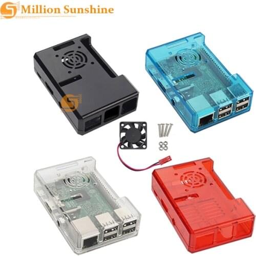 Raspberry Pi 3+Case with fan for Raspberry pi 3 free shipping