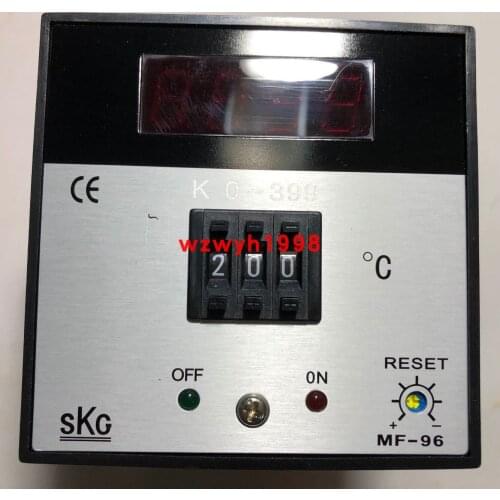 SKG Dial Digital Display Temperature Controller MF96 Series Temperature Meter MF-96 K 399 Degree Thermostat