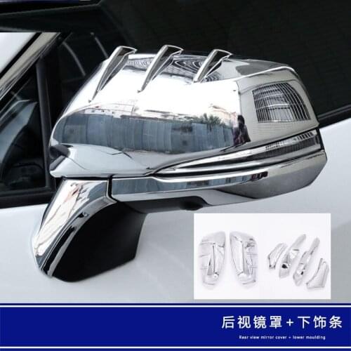 For Toyota RAV4 RAV 4 2020 ABS Chrome Side Door Rearview Mirror Cover Frame Trim Auto Accessories High Quality
