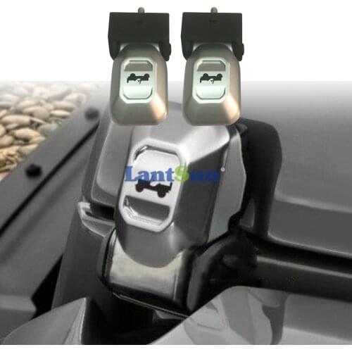 JL1212 Bracket Latches Black Engine Lock Hood Latch Catch Cover For Jeep Wrangler 2018+ Car Hood Catches Accessories LANTSUN