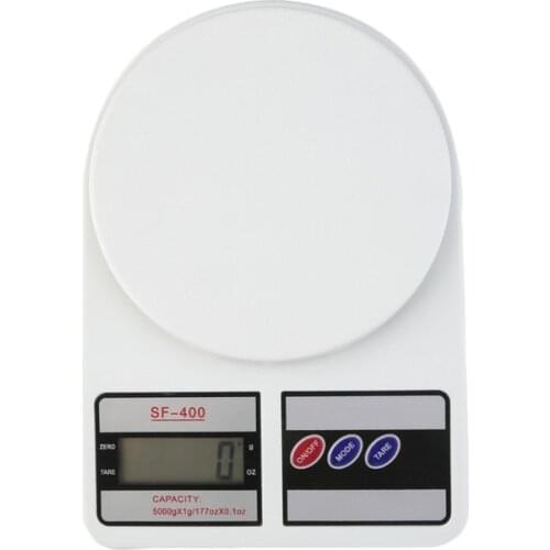 SF400 Kitchen Scales Digital Balanca Food Scale High Precision Kitchen Electronic Scale 5kg 1g English button