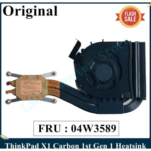 LSC Original Heatsink CPU Cooler Cooling Fan For Lenovo ThinkPad X1 Carbon 1st Gen 1 MT 34XX 04W3589 0B55975AA