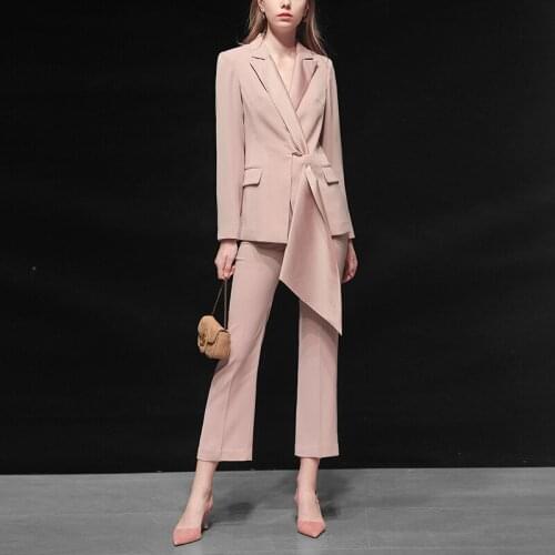 Longqibao Women's Office Trouser Suits