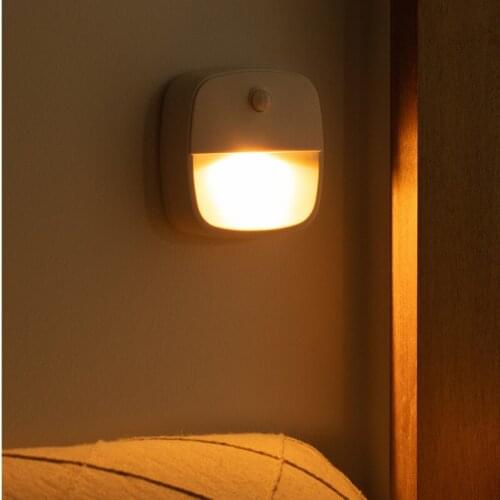 Best Selling Energy Saving Sleeping Night Light Wall Creative Led Induction Lamp for household uses