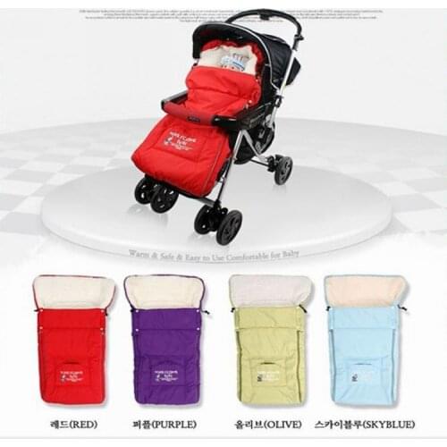 Multi-Function Baby Sleeping Bag Envelope Anti-Play Baby Sleeping Bag Winter Style Thick Children Trolley Sleeping Bag Manufactu