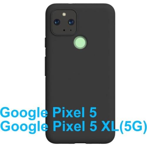 Soft Silicone Case For Google Pixel 5 Bumper Ultra-thin Back Cover Google Pixel 5 XL 5G TPU Cover Gel Pudding Phone Shell 6.4"