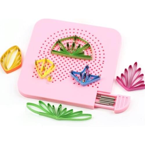 New type Quilters Grid Guide Paper Folding Crafting Paper Quilling Handmade Paper Craft DIY Paper Quilling Tool 105*105*8mm