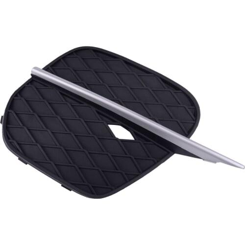 Front Right Bumper Lower Grille & Silver Molding Strip fit for BMW X5 E70 2011 2012 2013 51 11 7 222 860 51117222848