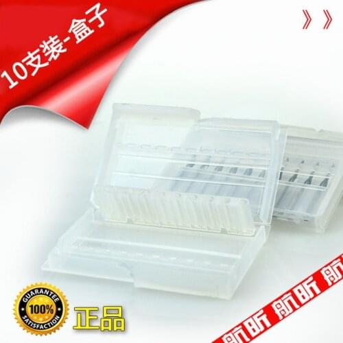 New 1pcs 3.175MM Shank Stand Package Box Plastic Case Box for Milling Cutter, PCB Drill Bits Round Bars Precision Hardware