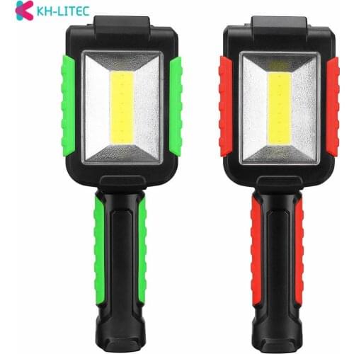 Portable USB Rechargeable 3 Mode COB Flashlight LED Working Light Magnetic COB Torch Lanterna Hanging Hook Lamp Outdoor Camping