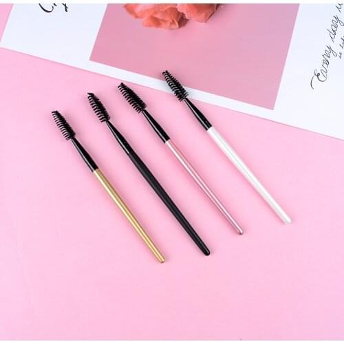 Professional Makeup Eyelash Eyebrow Brush Mascara Spiral Wand Applicator Spooler Portable Eyelashes Extension Tool
