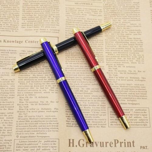 Luxury metal fountain pen 0.38mm fine fine pen head Stationery office school supplies 1PCS