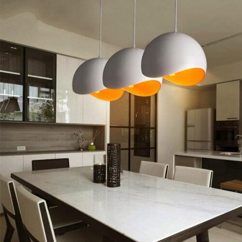 Modern Aluminum Simple Style Pendant Lamp Indoor Dining Room Foyer Home Adornment Pendant Light 110-240V Free Shipping
