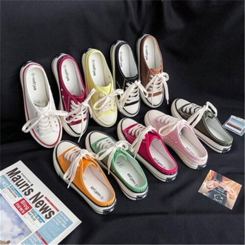 Fashion shoes womens 2021 spring and summer new casual classic solid color womens casual shoes low-top flat sneakers